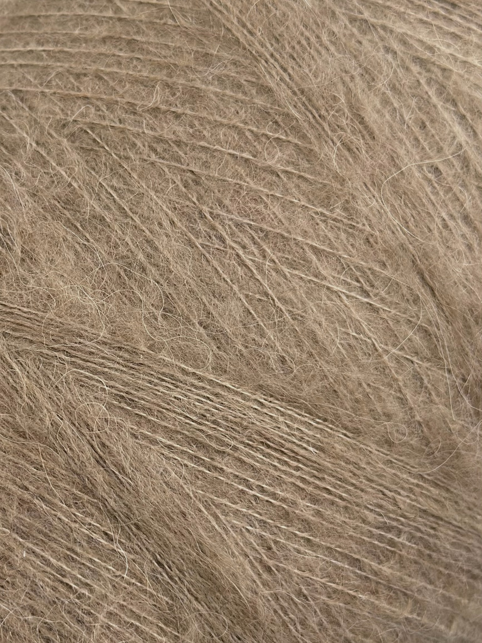 Manifattura Lane Pucci Alpaca 1/9000 – Flauschgarn (Garzato) mit Alpaka, Acryl col. Taupe (9242)